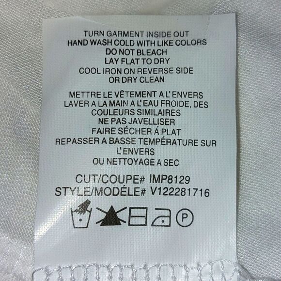 Vince Women's 100% Viscose Dressy Relaxed Scoop Neck Tank Top White Size L EUC - Picture 10 of 10